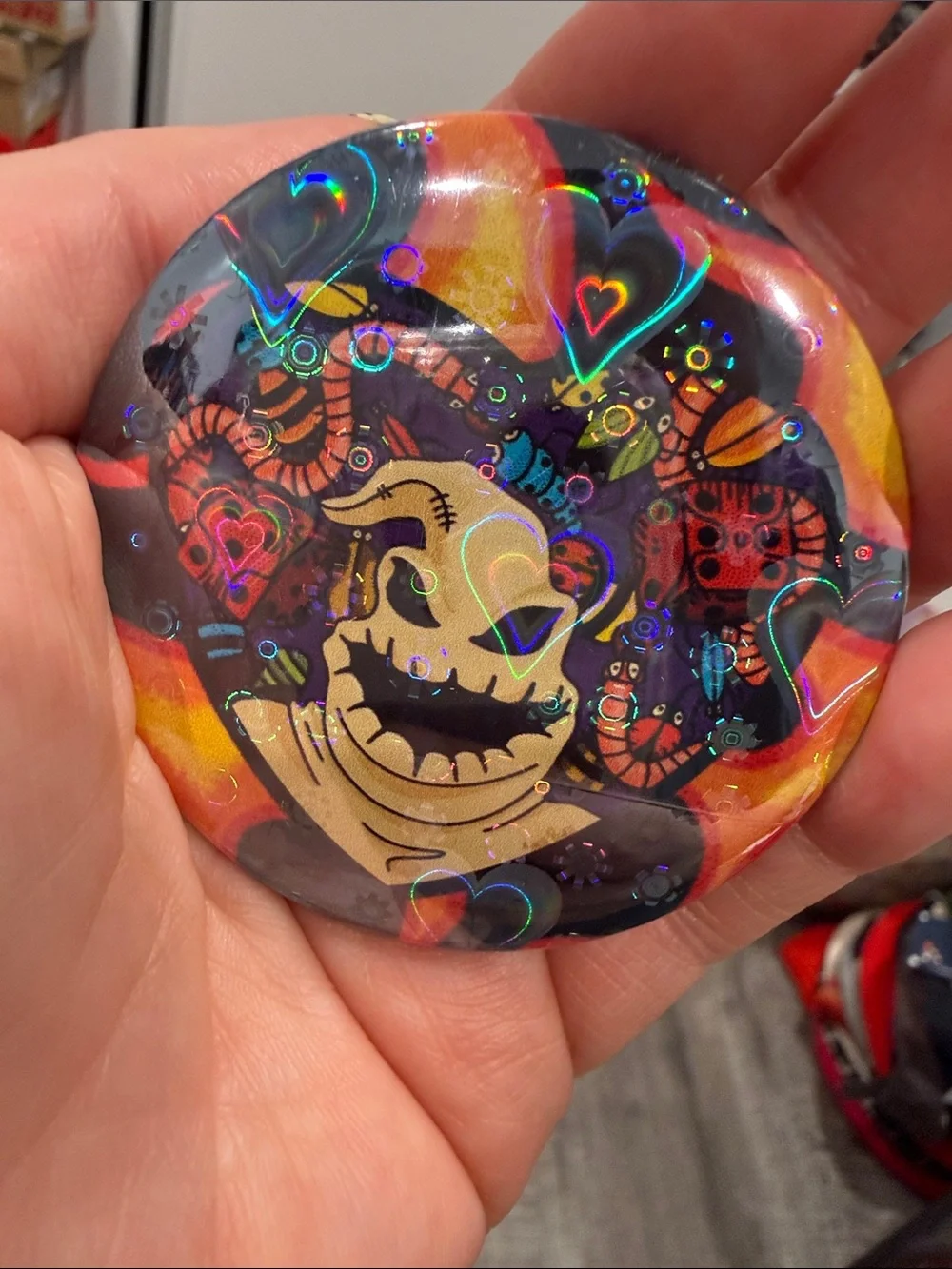 Oogie boogie button